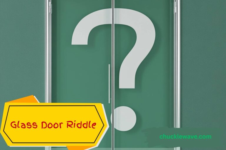glass door riddle
