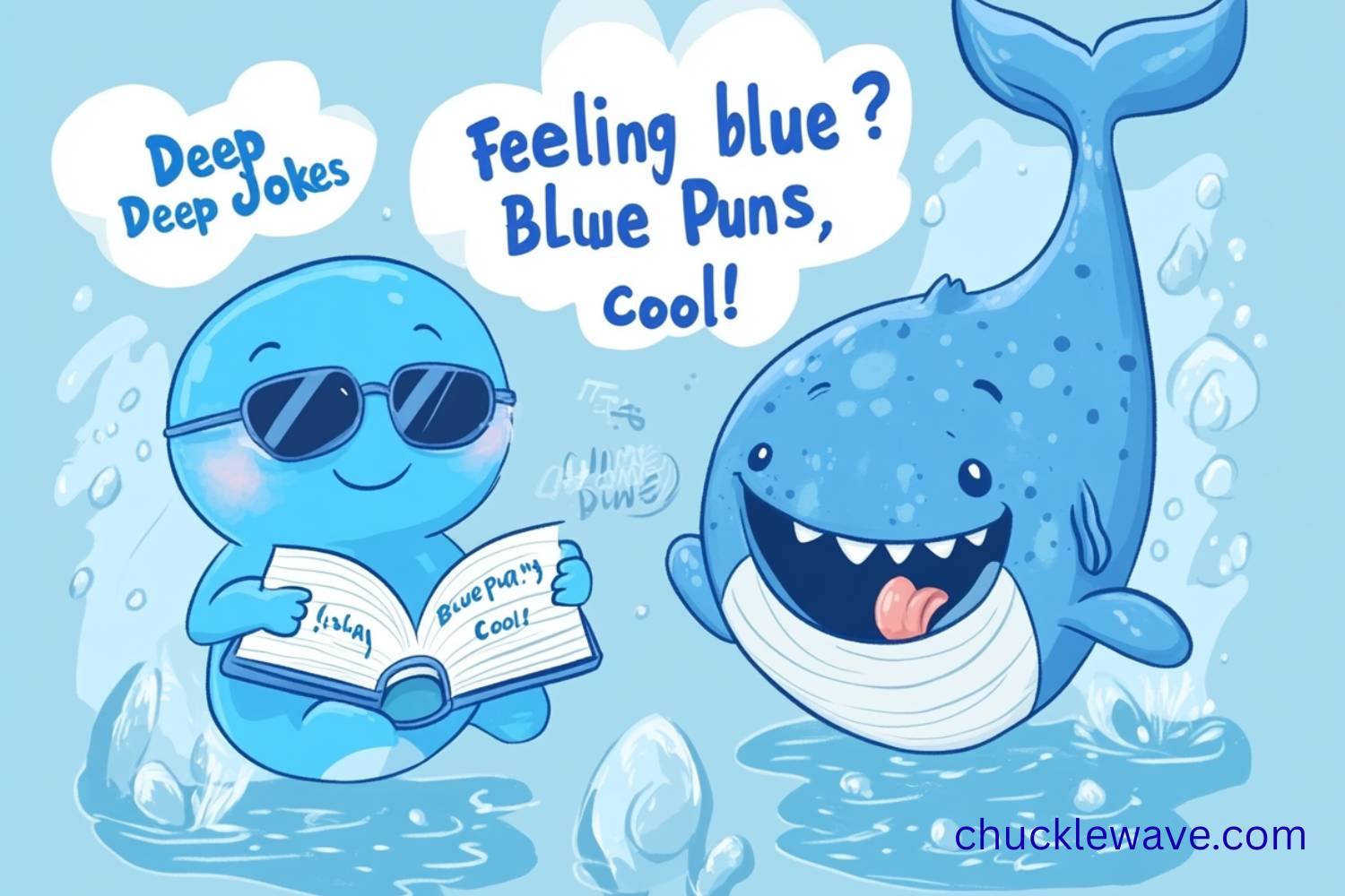 blue puns