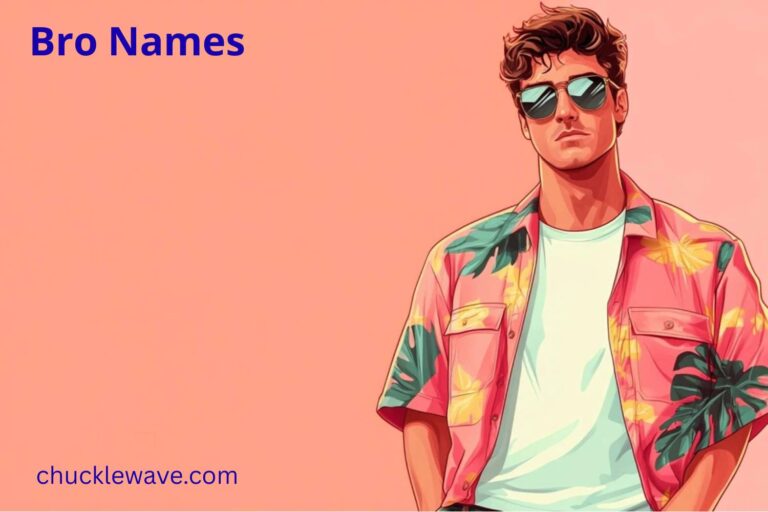 200+ Hilarious Bro Names That Totally Slap